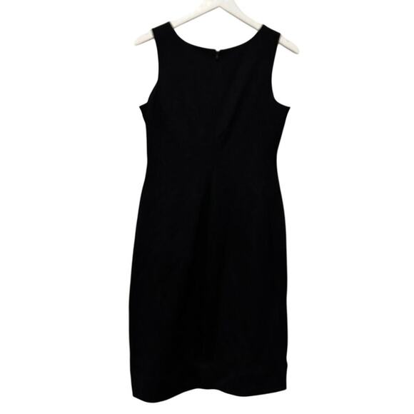 Calvin Klein Size 6 LBD Sleeveless Mini Work Dress Black Cocktail Closet Staple - Picture 2 of 10